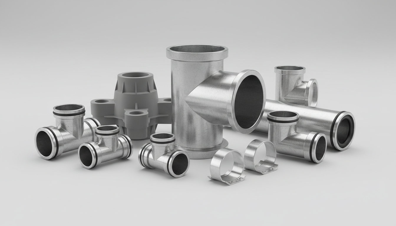 T-stykker og rørfittings